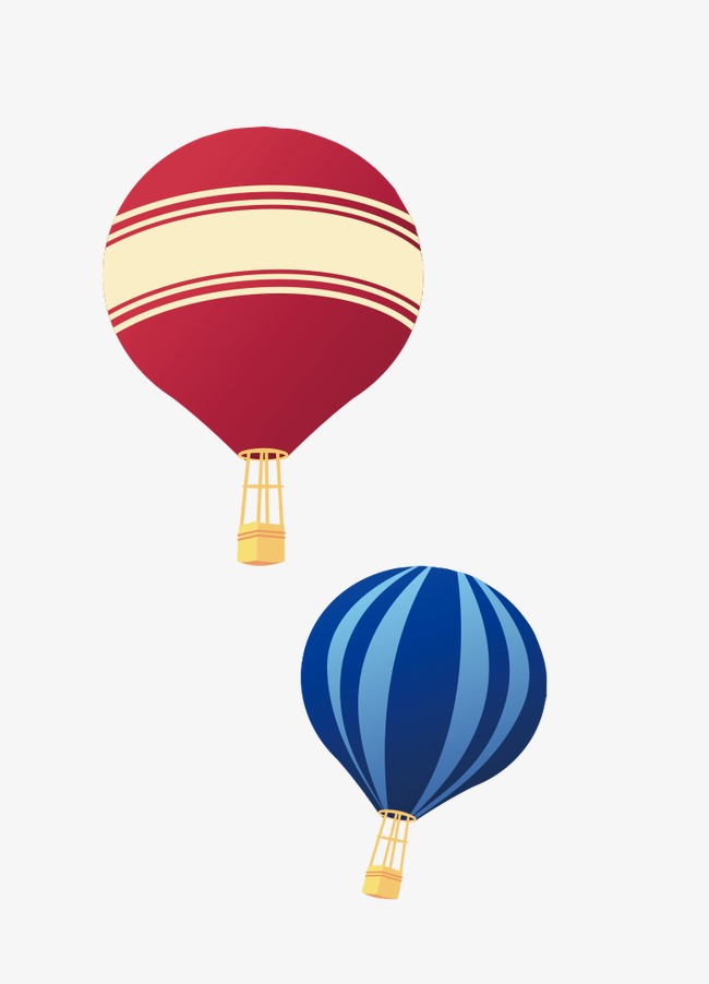 Clipart balloons winter. Simple floating hot air