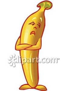 clipart banana arm
