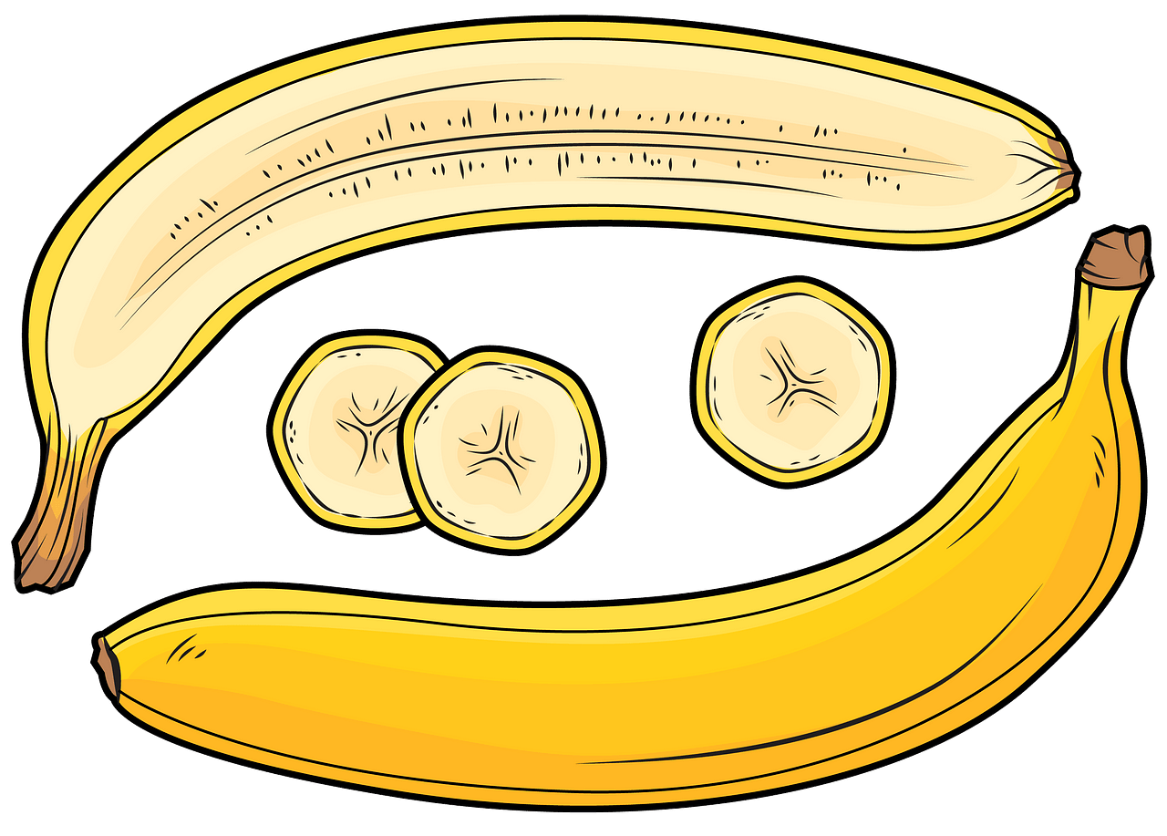 clipart banana banana cut