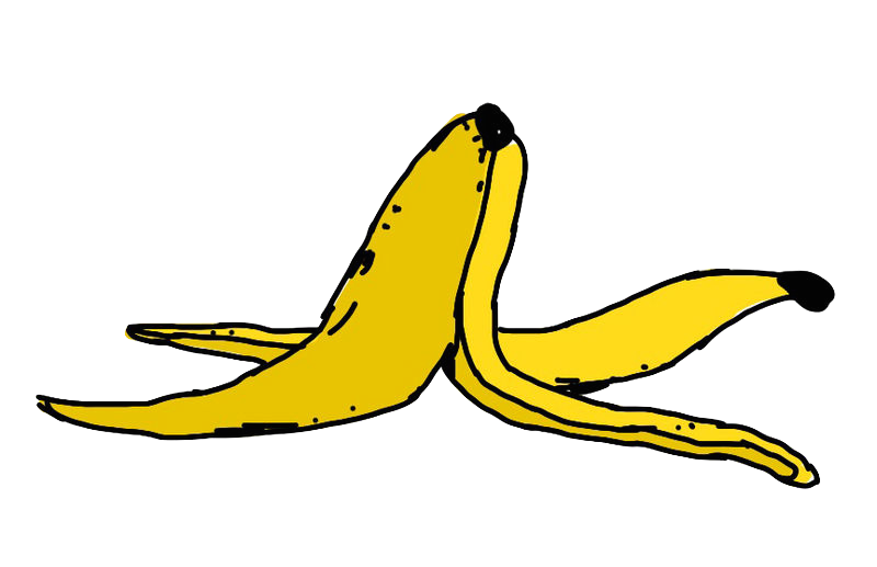 clipart banana banana skin