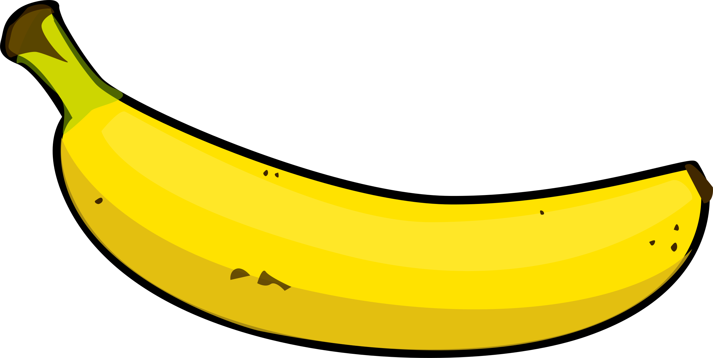 Clipart banana big banana, Clipart banana big banana Transparent FREE