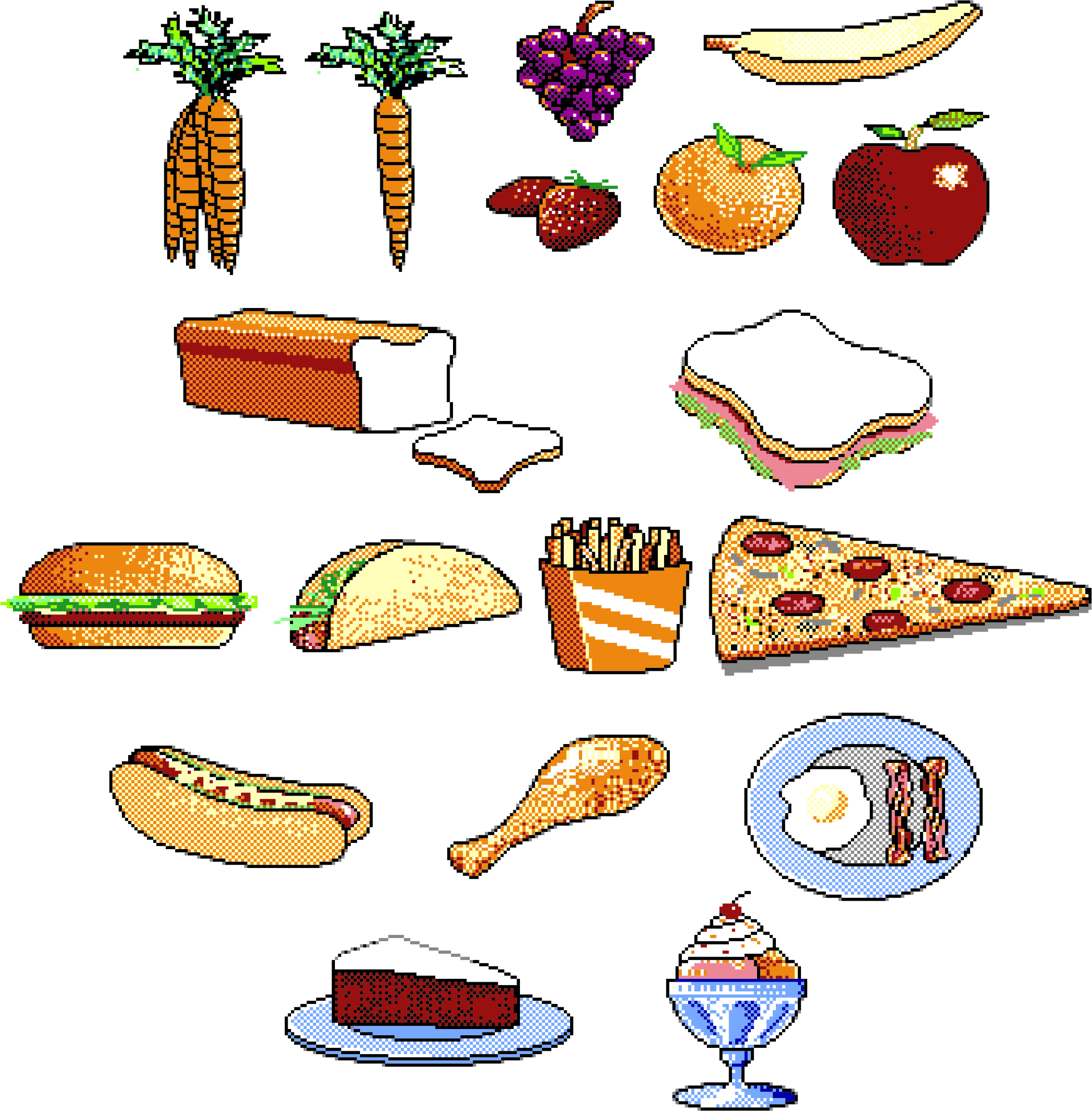 clipart banana bitmap
