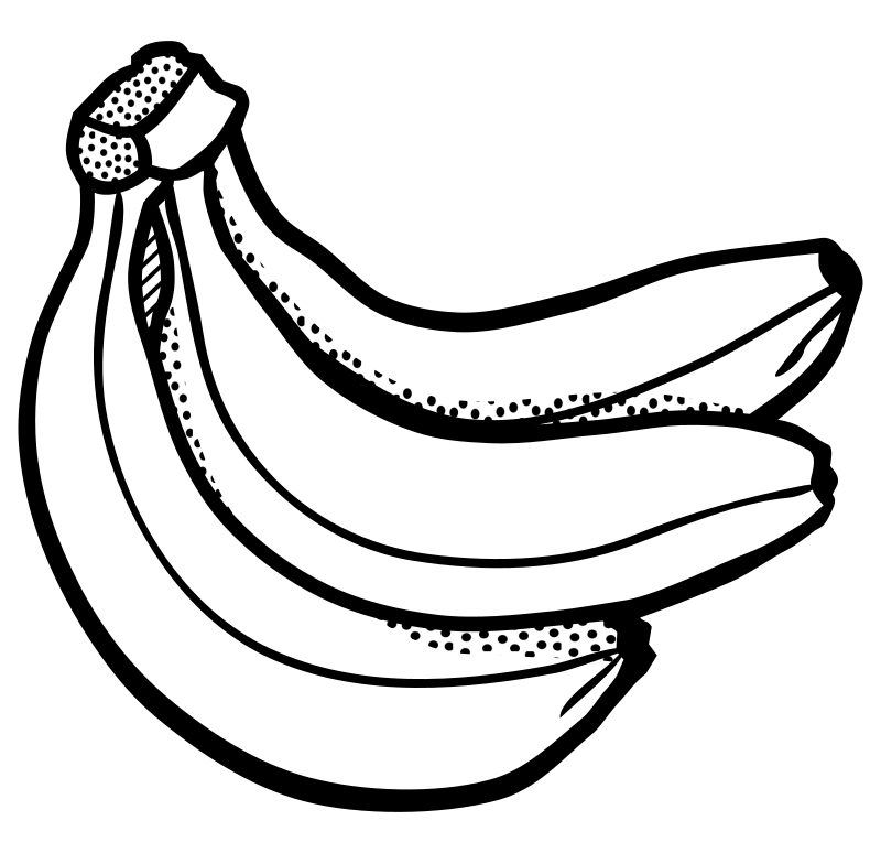 clipart banana bitmap