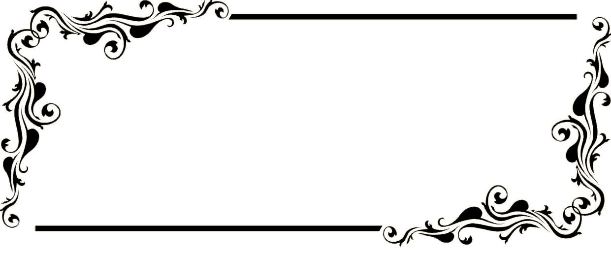 flourish clipart title border