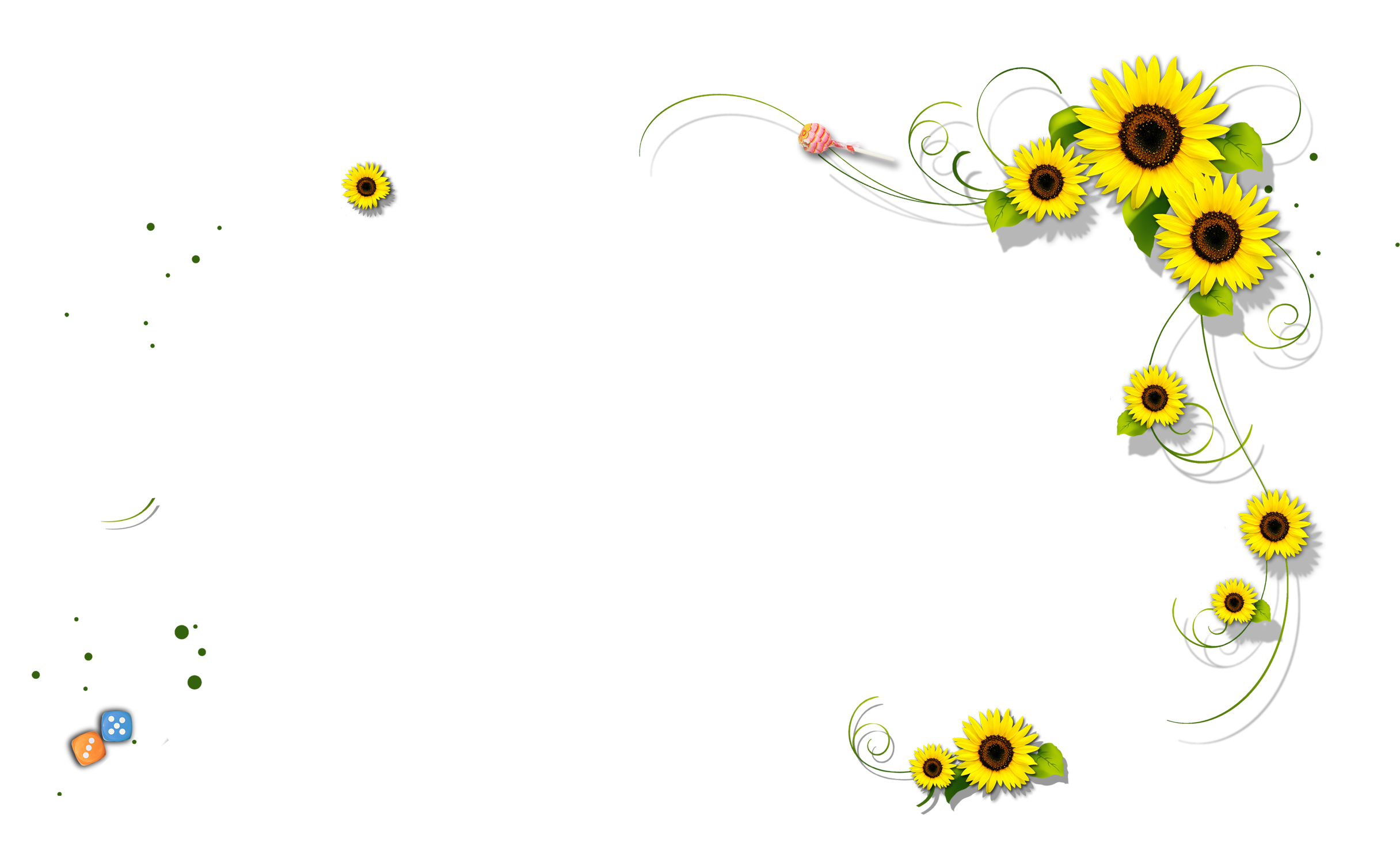 Clipart banana border. Clip art little sunflower