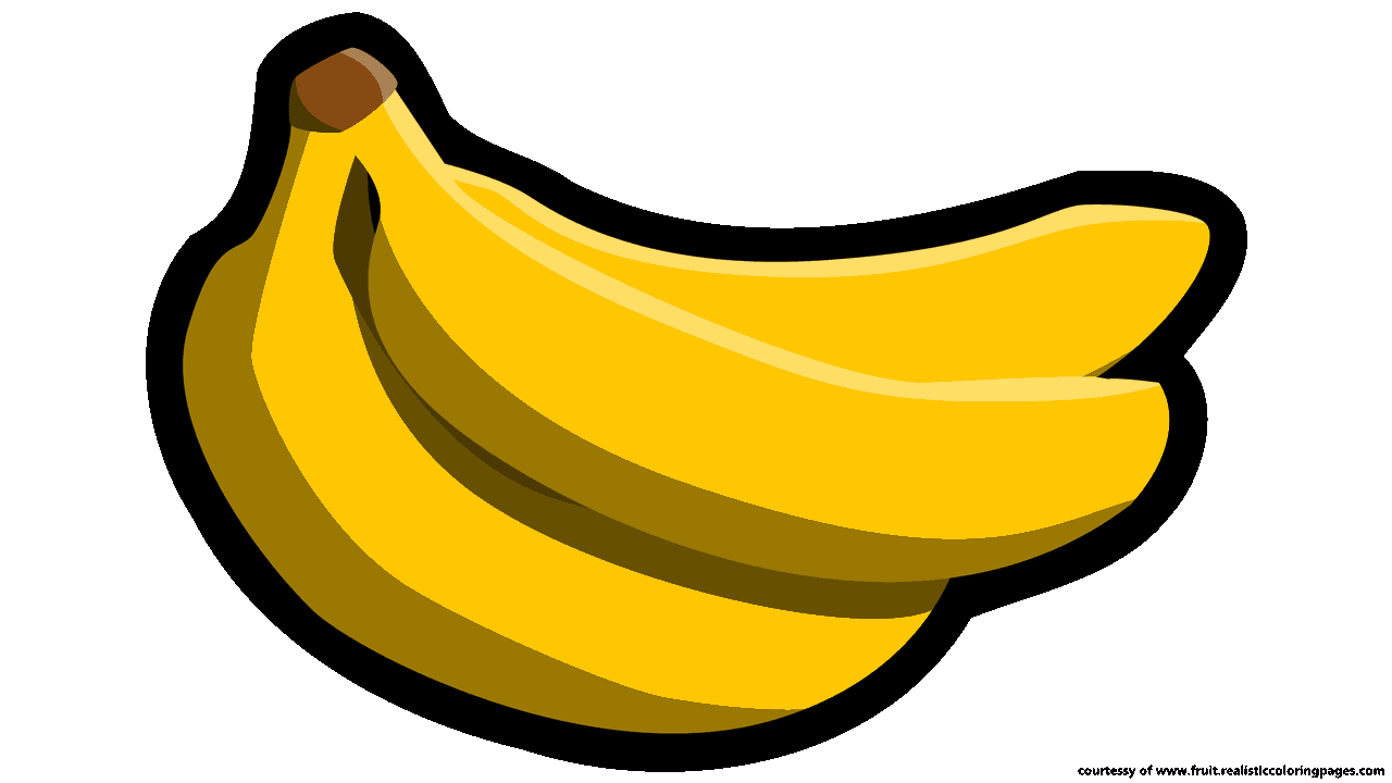 clipart banana buah buahan