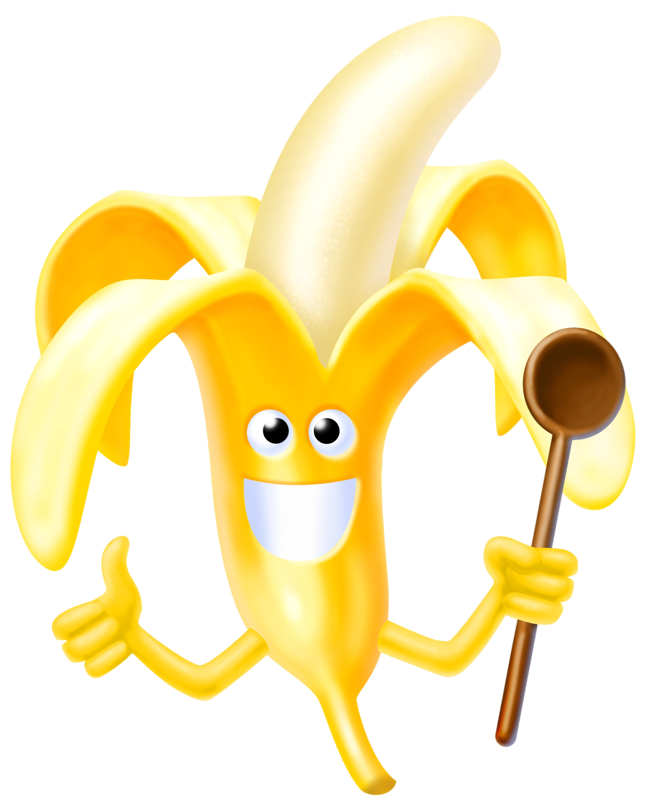 Pin by j murphy. Clipart banana cute