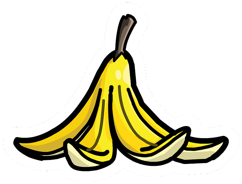 clipart banana easy