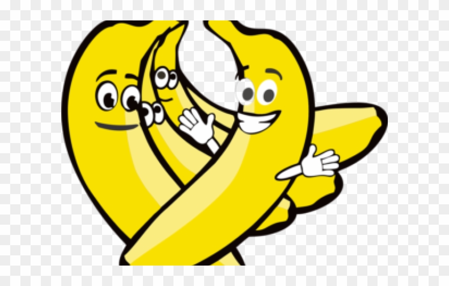 Clipart banana face. Smiley with png transparent