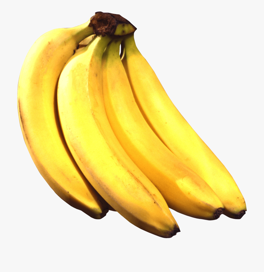 Clipart banana four. Bananas transparent free 