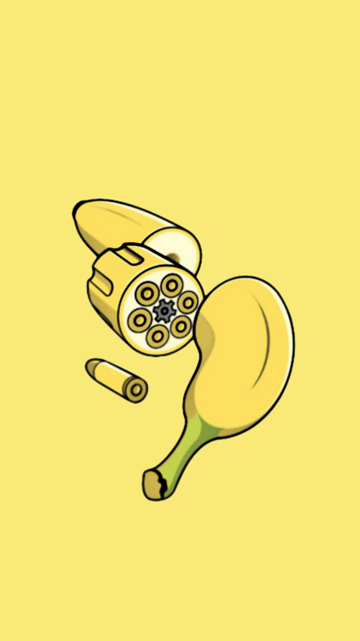 clipart banana gun