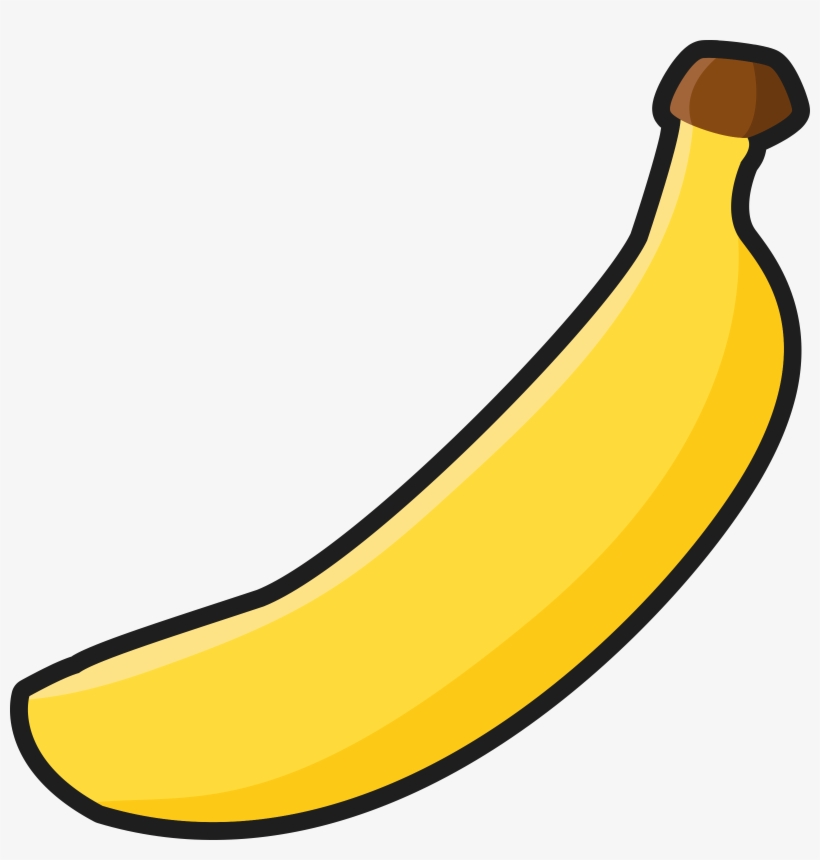 clipart banana large