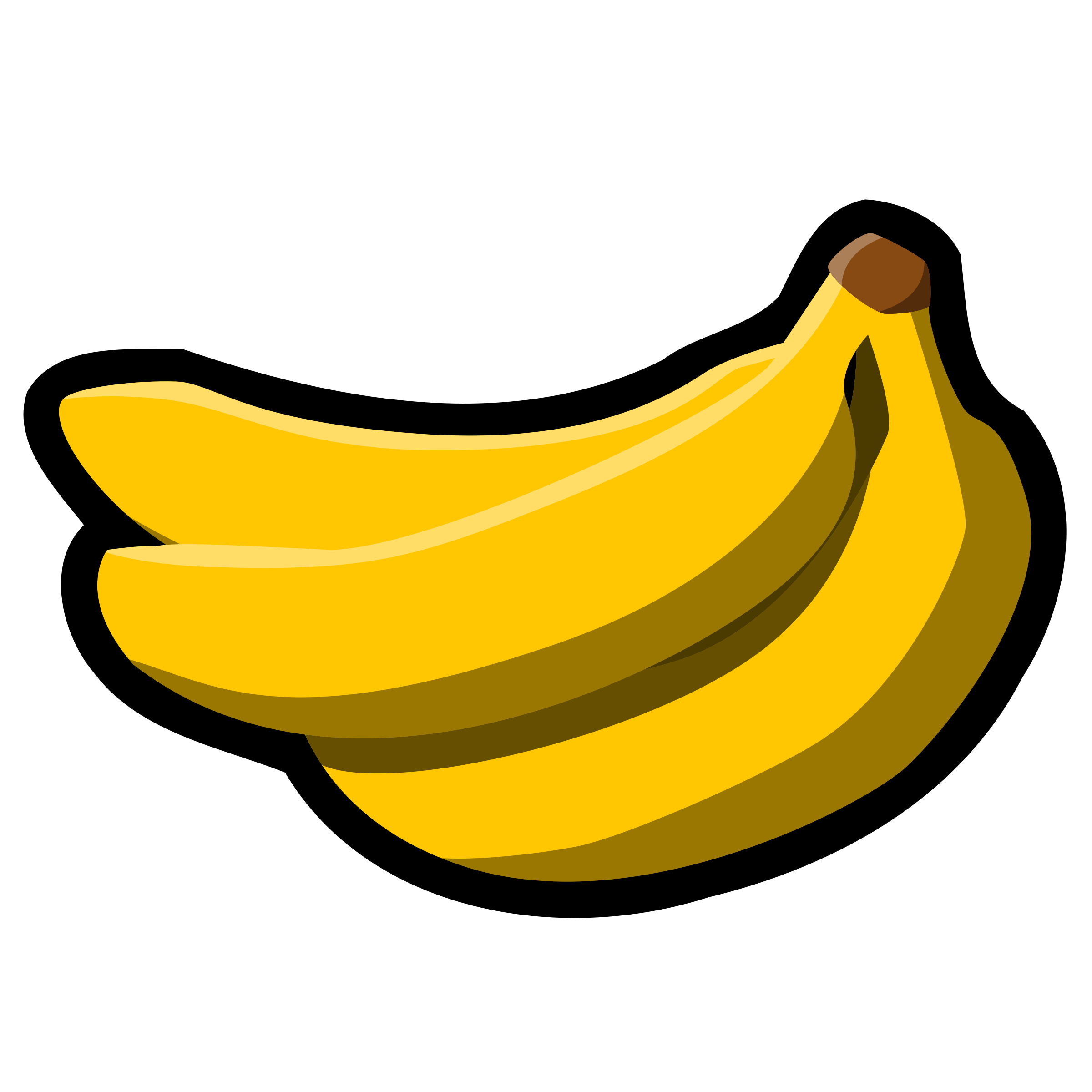 Banana Logo - The Complate Logo Happy Banana by R A H A J O E on