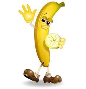 Clipart banana potassium. Let s get bananas
