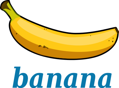 clipart banana printable