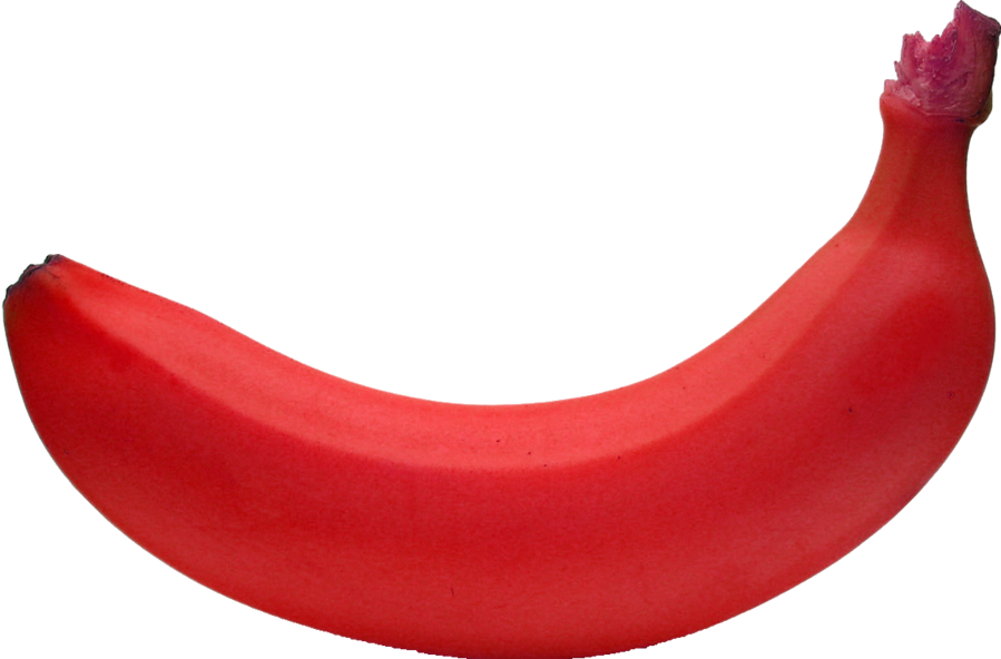 clipart banana red fruit
