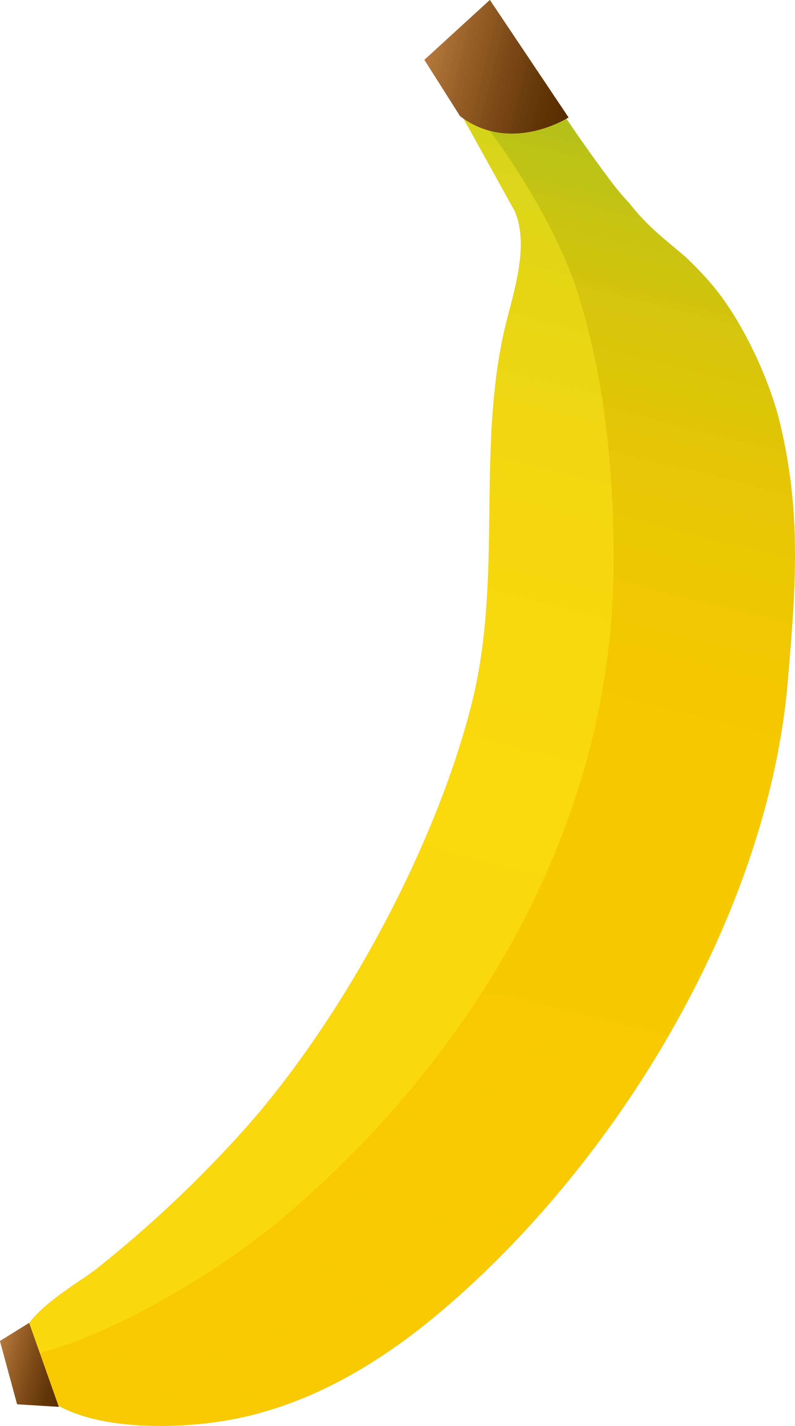 clipart banana shadow