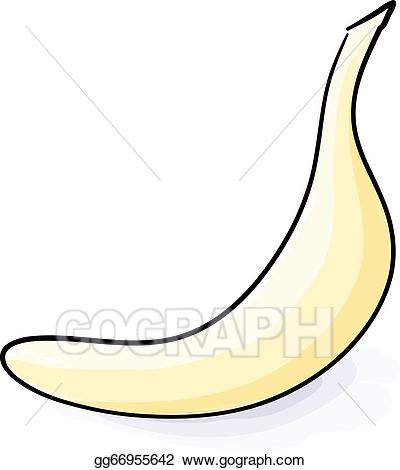 clipart banana sketch