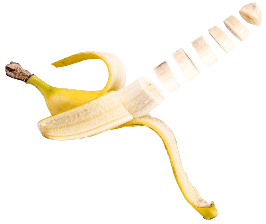 clipart banana sliced banana