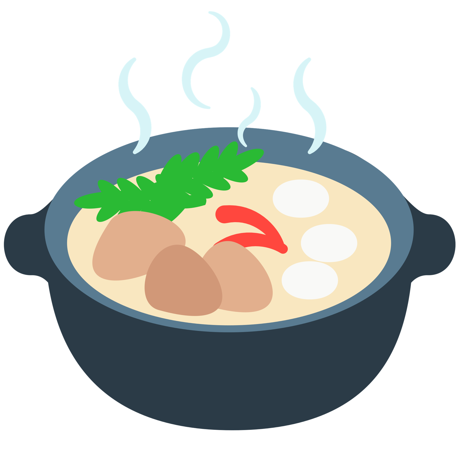 Emoji dish stone clip. Food clipart soup