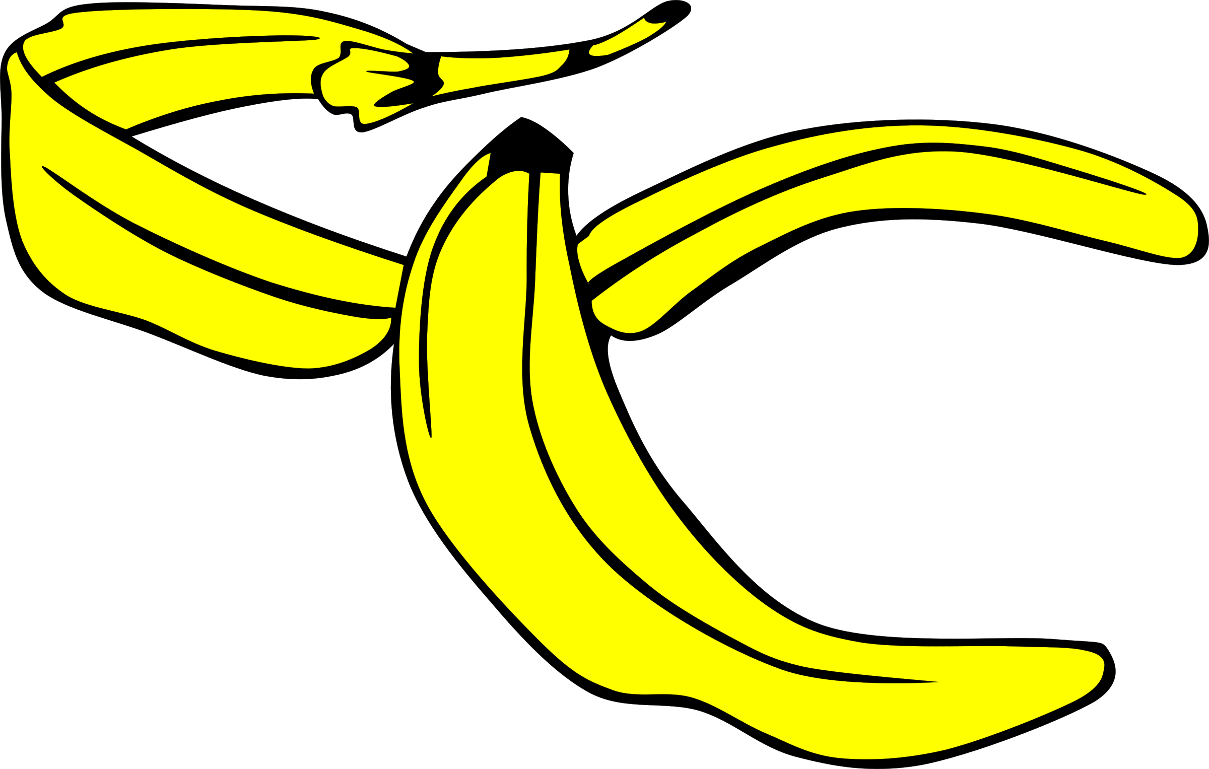 Clipart banana svg. Peel icons png free