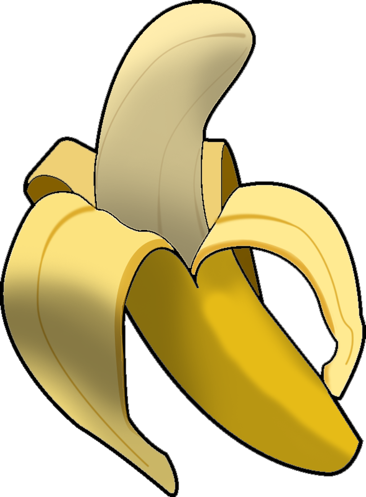 clipart banana toon