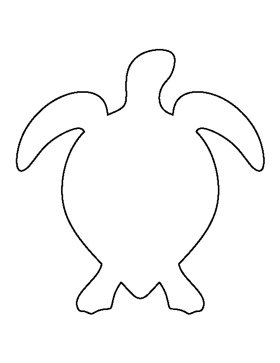 clipart turtle shape