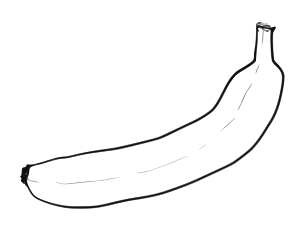 Clipart banana vegitable. Public domain clip art
