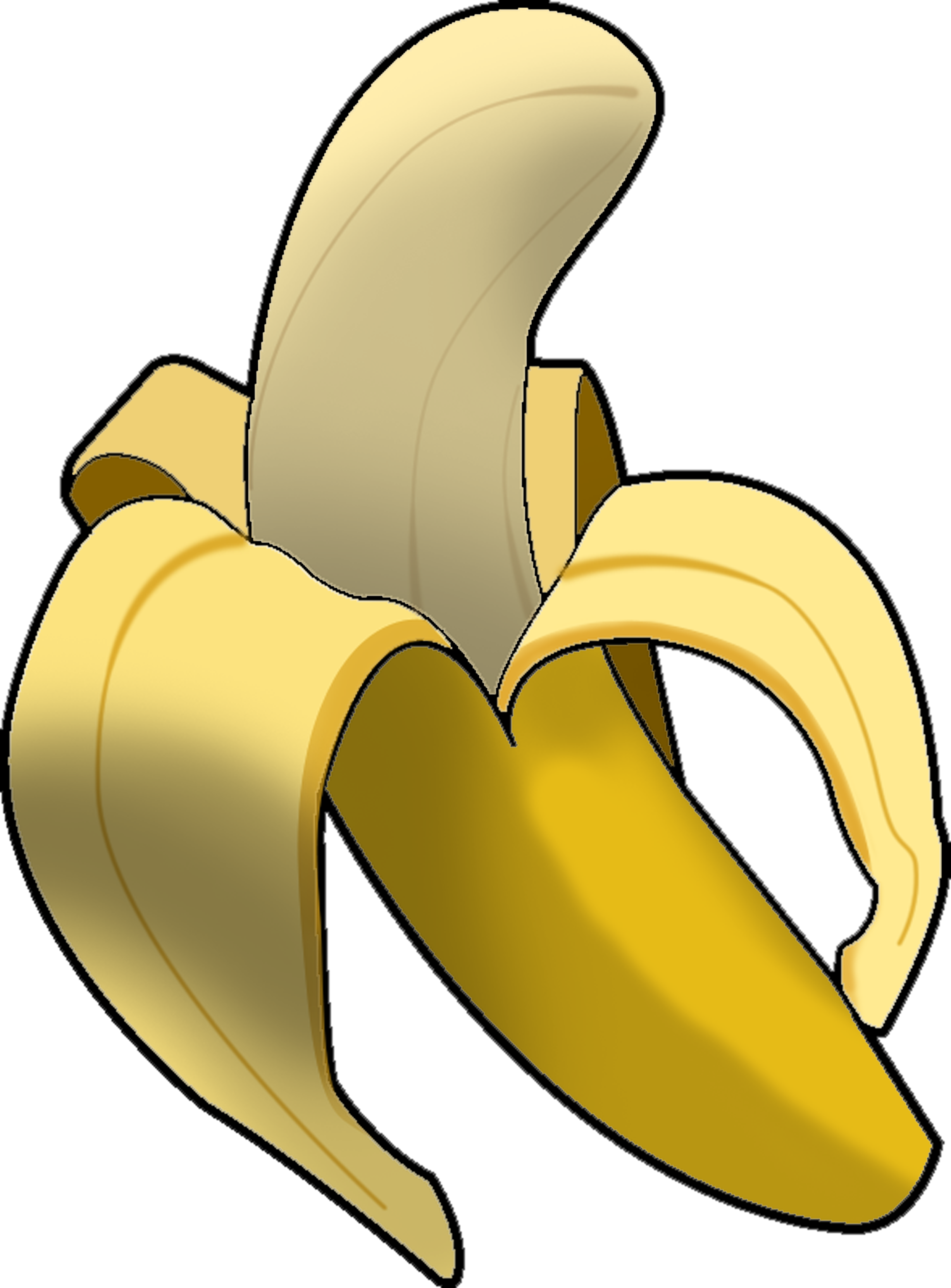 Png gif google art. Clipart banana waste