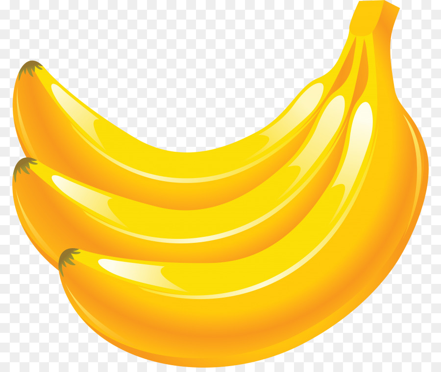 clipart banana yellow food