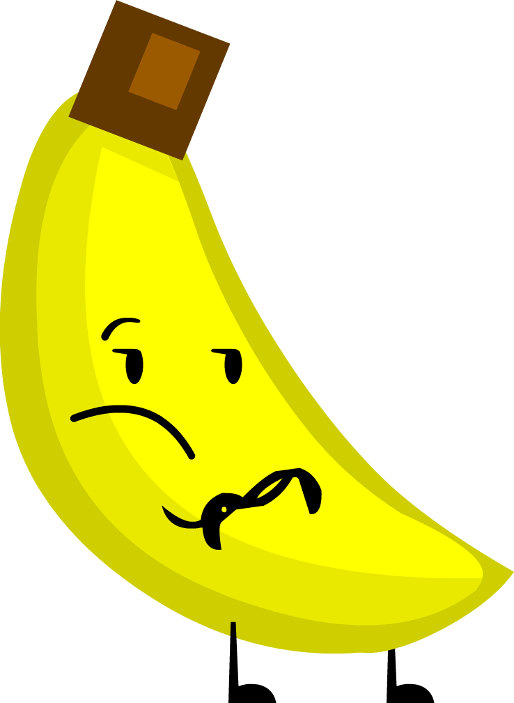 Banana yellow object