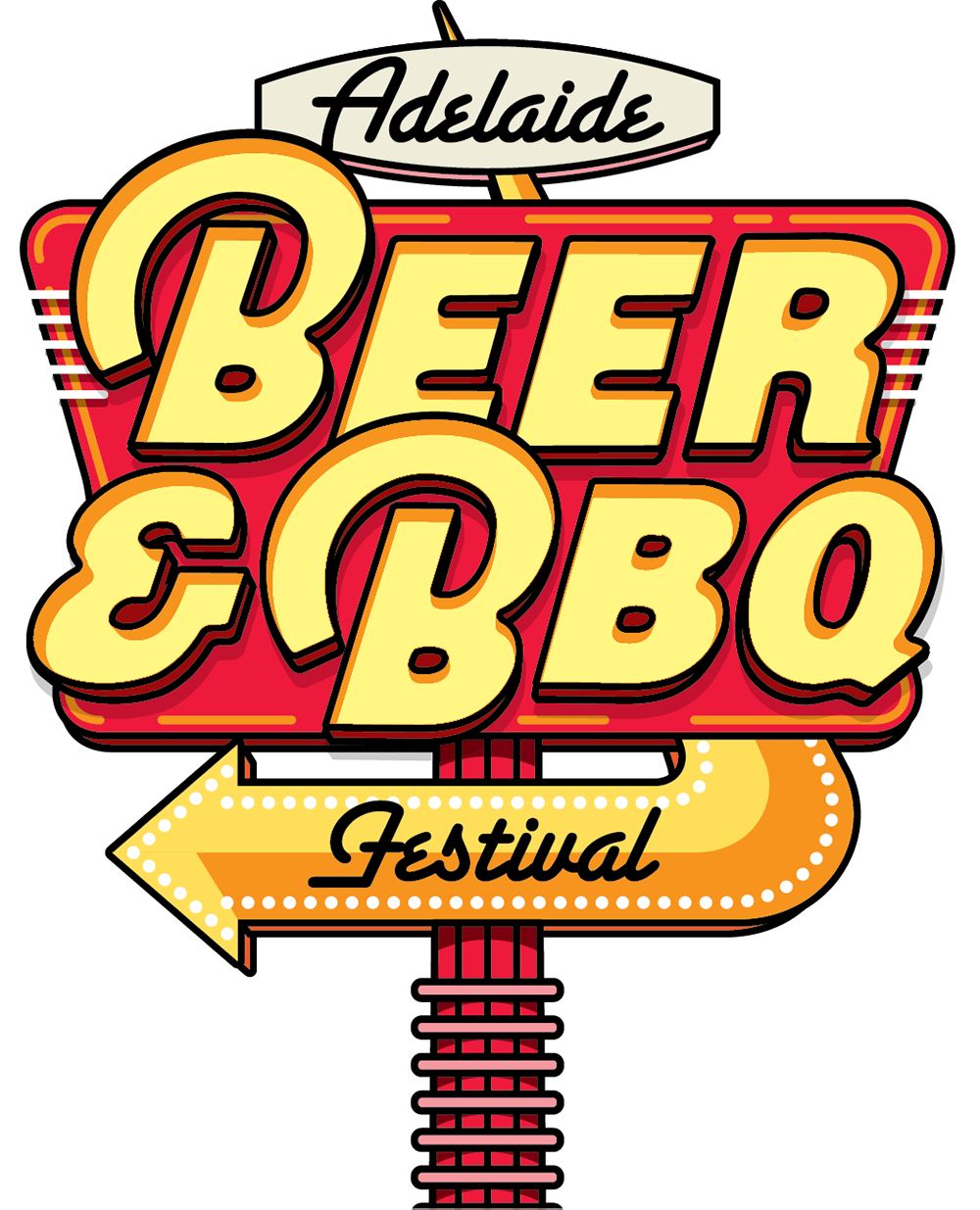 Clipart banner bbq. Adelaide beer festival event