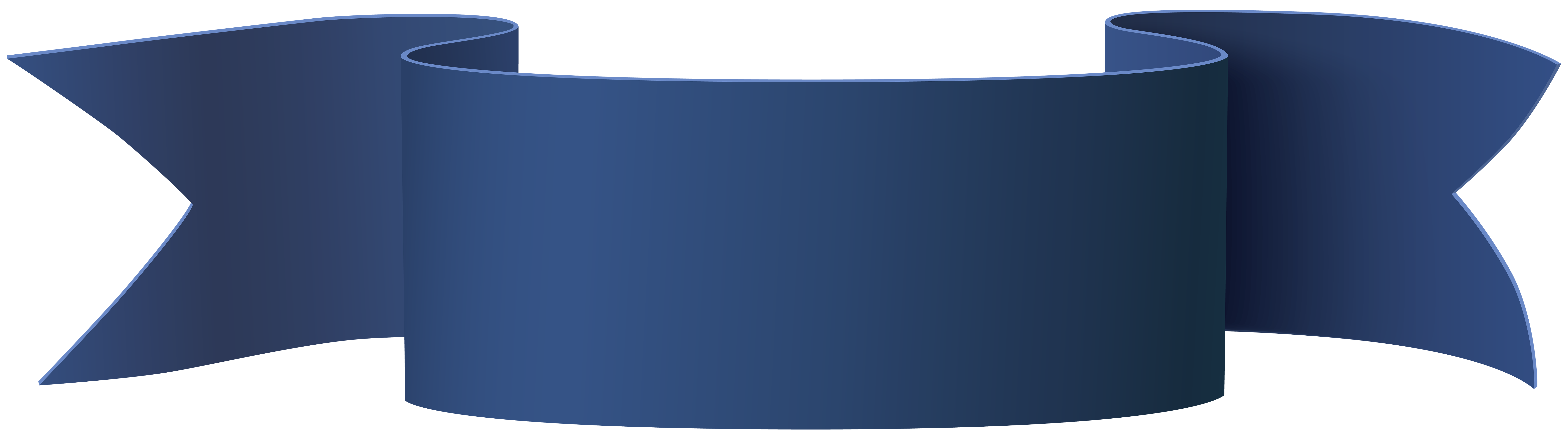 clipart banner blue