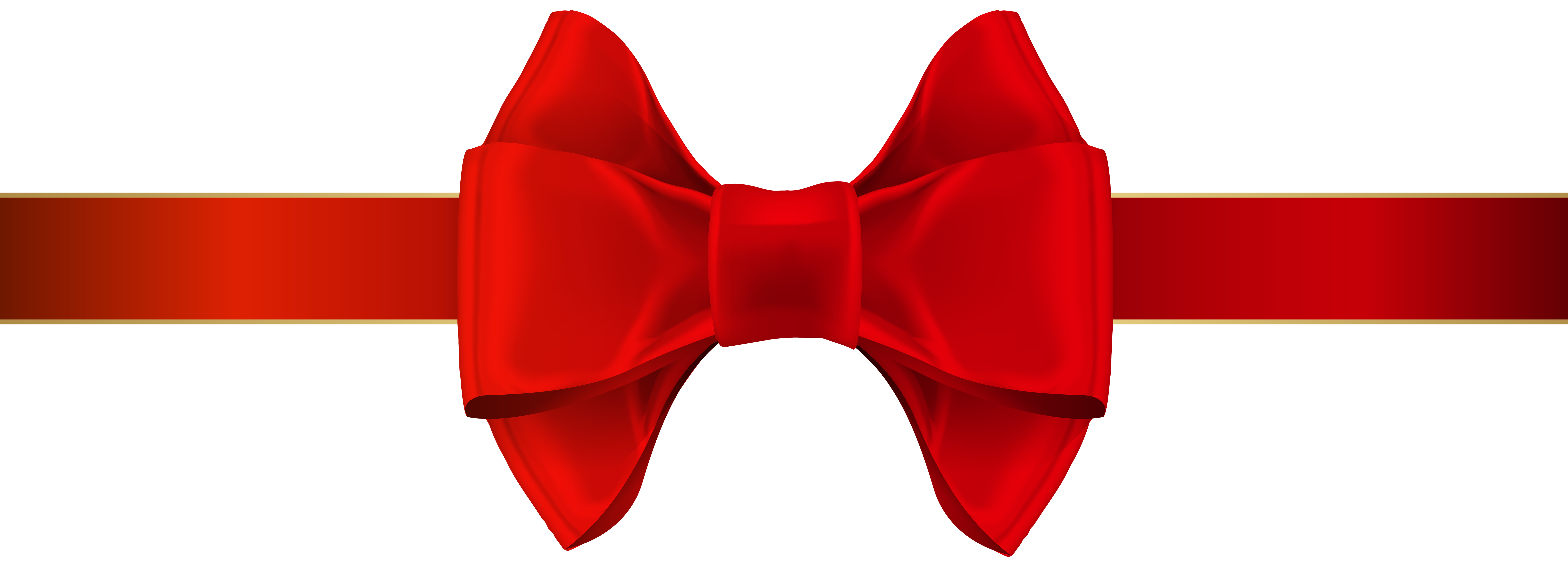 Red png clip art. Clipart bow banner