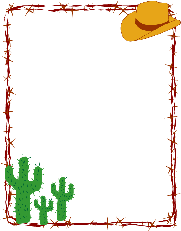 Jail clipart old west. Western page border designs