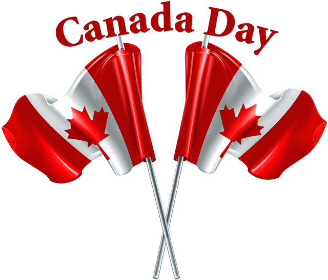 Clip art and fun. Clipart banner canada day