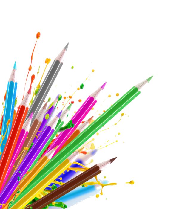 Crayons clipart picture frame. De couleurs articles d