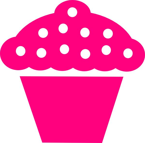 muffins clipart polka dot cupcake