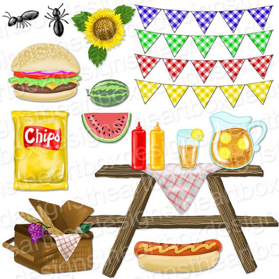 picnic clipart picnic food