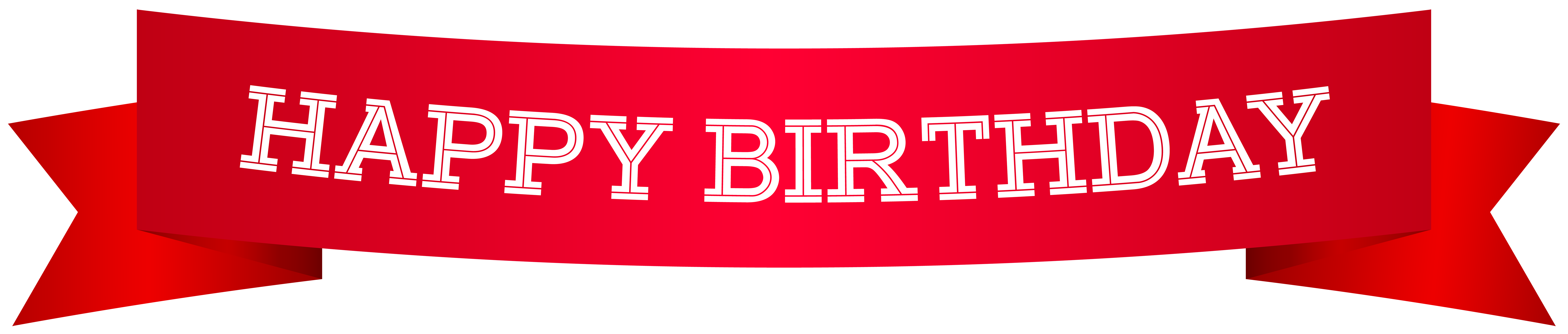 Clipart banner happy birthday. Red png clip art