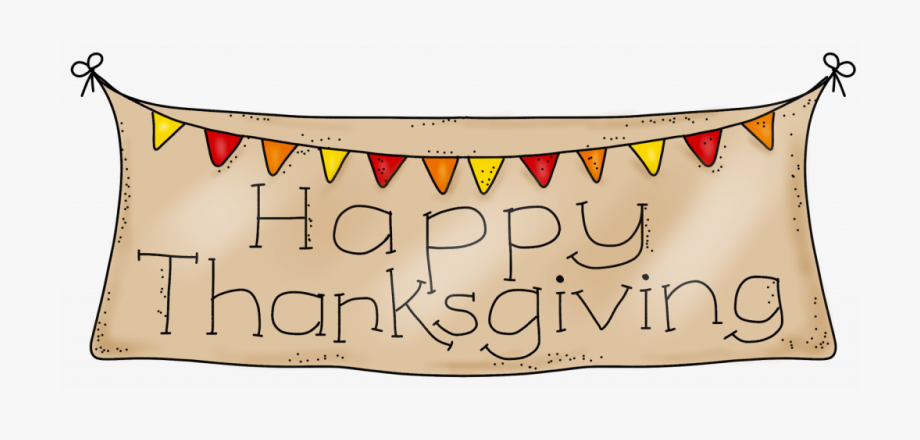 Clipart thanksgiving banner. Break no school november