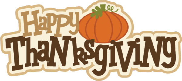clipart banner happy thanksgiving