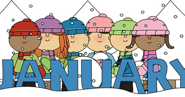 january clipart banner