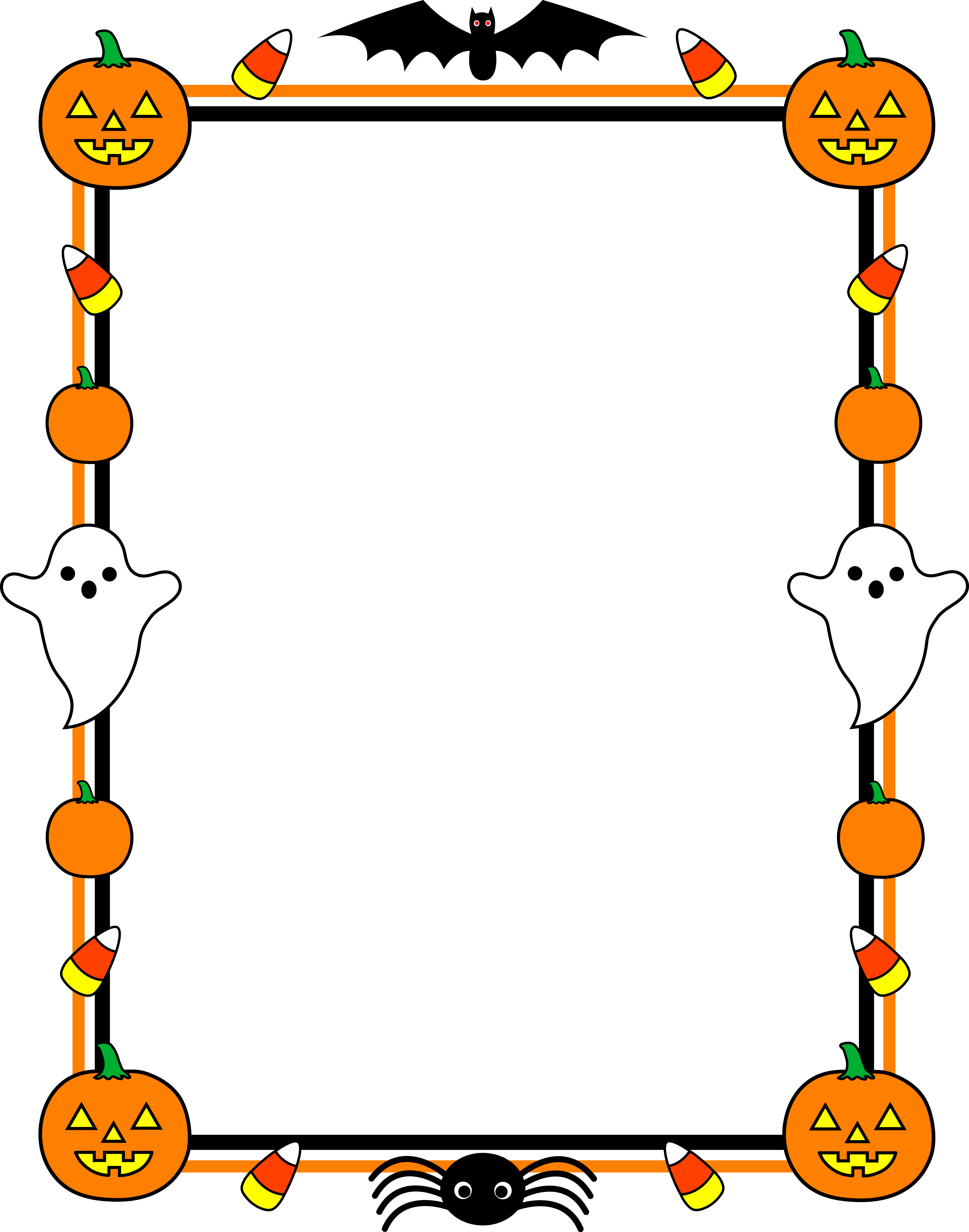  collection of october. Garland clipart halloween