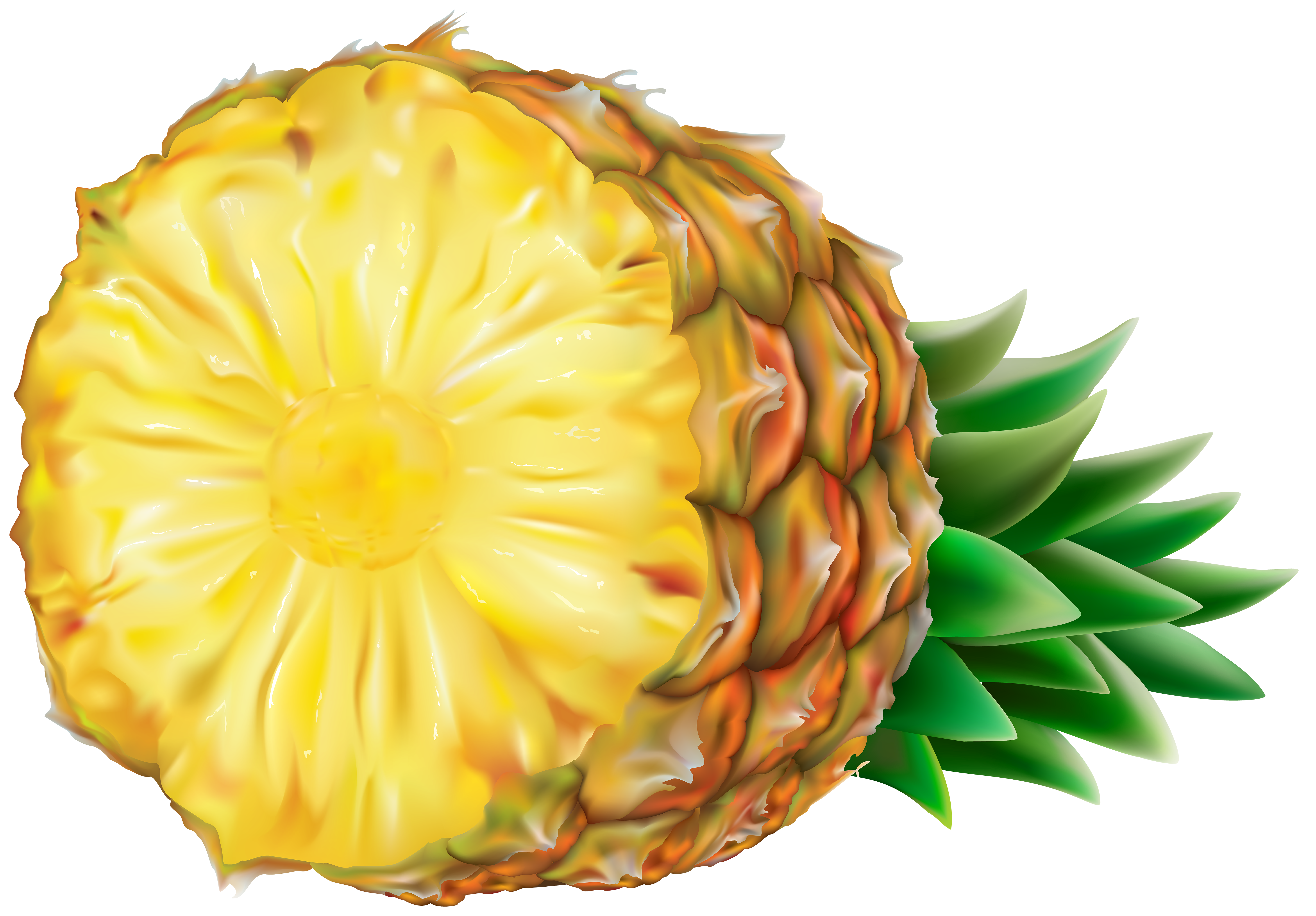 Luau clipart yellow pineapple. Transparent png clip art