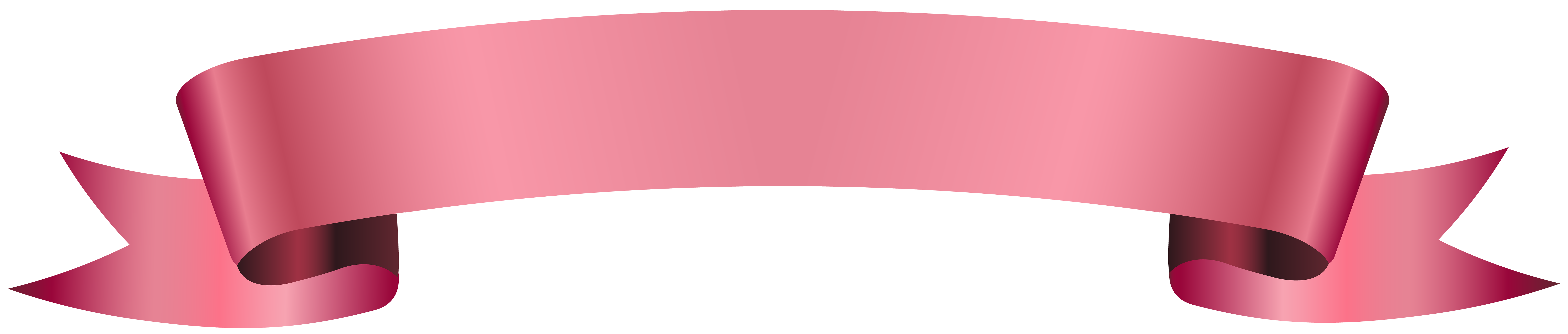 clipart banner pink
