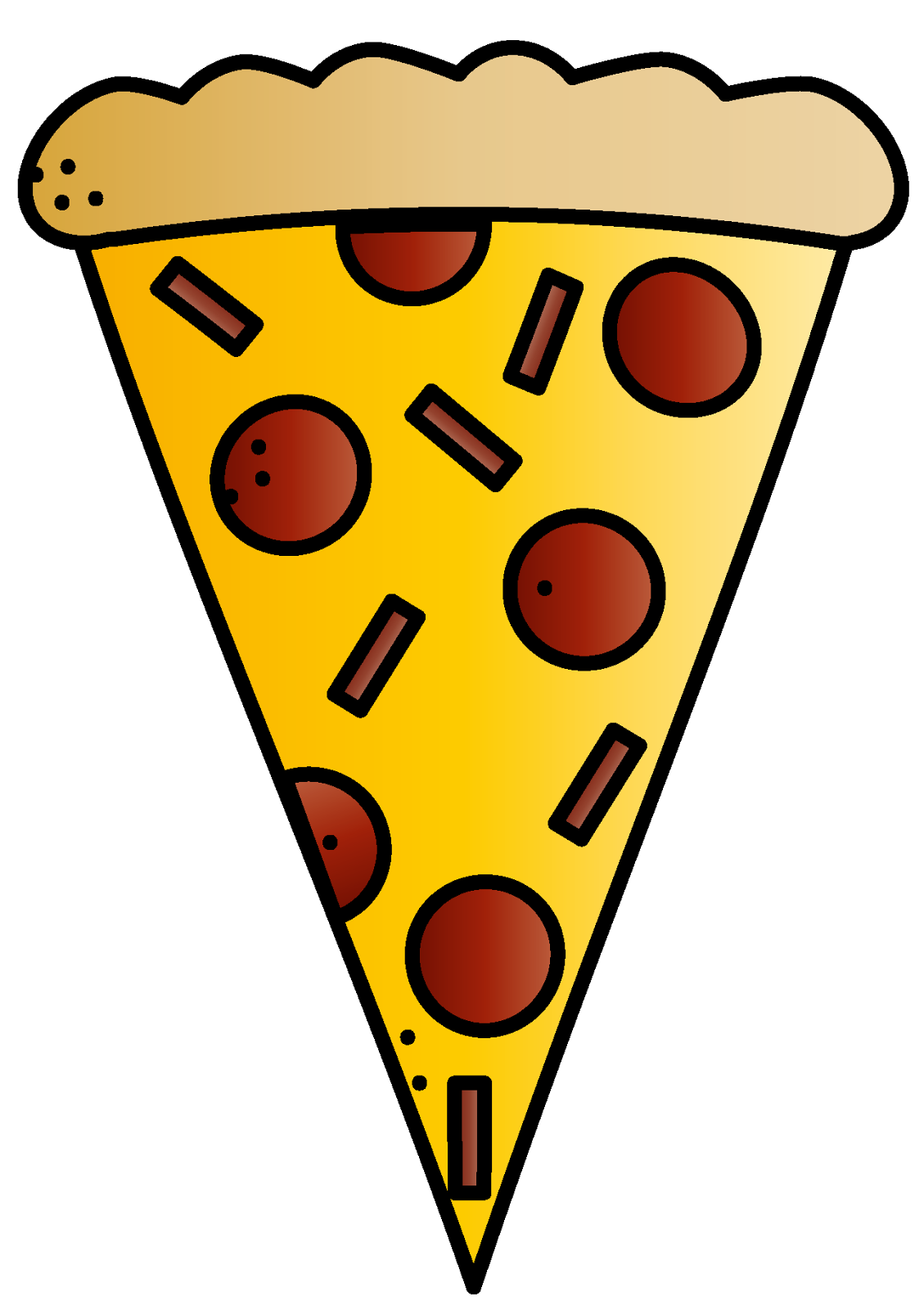 clipart banner pizza