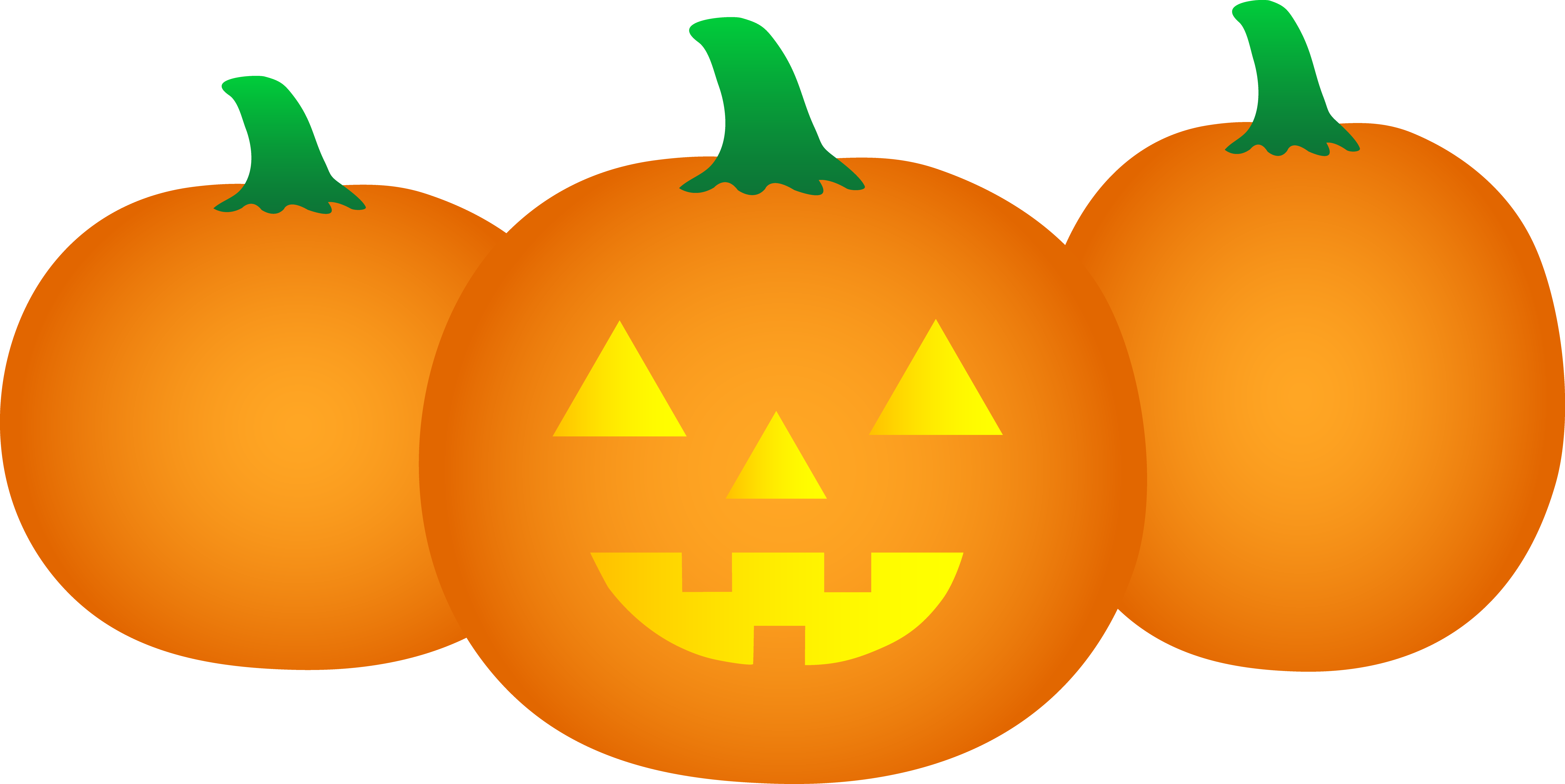 collection of scary. October clipart pumpkin design