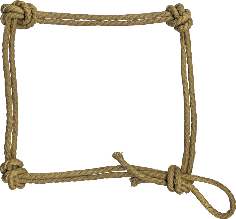 corner clipart rope