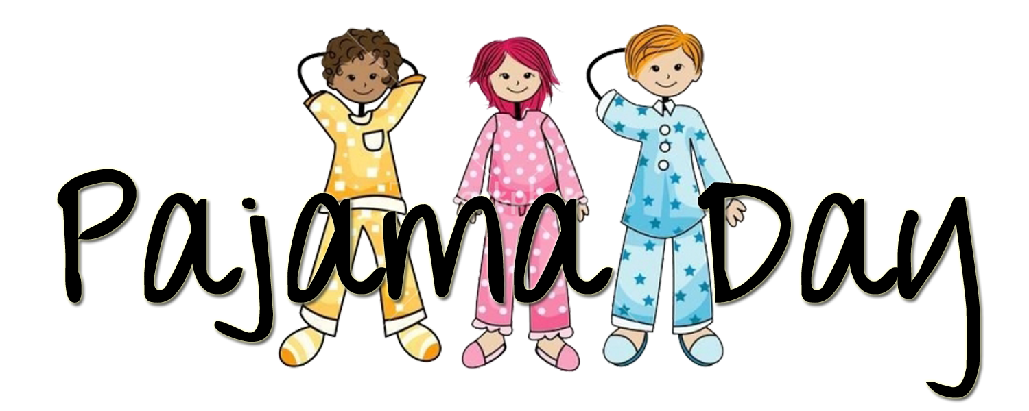 Girl clipart pajama. Day at school 